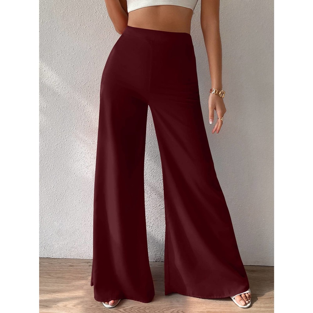 High Waist Wide Leg Pants black - Picture 8 of 12